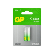 GP24AETA21-2GSBC2   AAA Alkaline Battery GP Super (Pkg of 2)