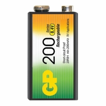 GP20R8HC1   PILE RECH NI-MH 9V 8.4V 200MAH GP PK/1