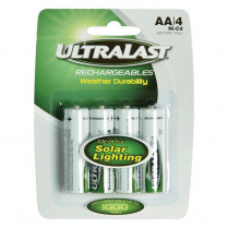 ULN4AASL   AA Ni-CD 600mAh Rechargeable Battery (Pkg of 4)