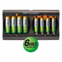 GPPB22   CHARGER NIMH AA/AAA 8-POS 6-HR