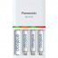 KKJ55MCA4BA   Panasonic eneloop battery Quick charger + 4-AA Ni-MH precharged rechargeable batteries