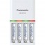 KKJ55MCA4BA   Panasonic eneloop battery Quick charger + 4-AA Ni-MH precharged rechargeable batteries