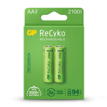 GP210AAHCE-2EB2   AA Ni-MH 2100mAh Rechargeable Battery GP (Pack of 2)