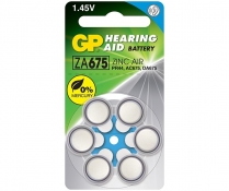 ZA675/6   ZINC-AIR HEARING AID BATTERY 675 PK/6 (NOT-TAXABLE)