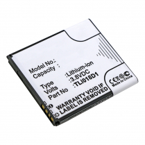 CE-ALOT503   Cell Phone Replacement Battery for Alcatel TLI018D1; OT-5038, Pop D5