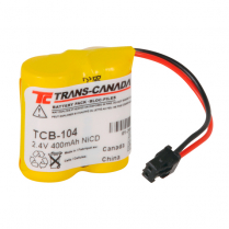 TCB-104   Cordless Phone Replacement Battery Ni-CD 2.4V 400mAh