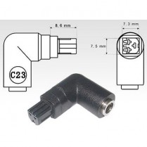 C23   Connector for LBAC/LBDC 7.3 x 7.5 mm