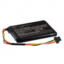 GPS-TOMP4000  Pile de remplacement pour GPS TomTom 6027A0090721; Pro 4000