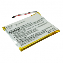 GPS-GARN3400  Pile de remplacement pour GPS Garmin 361-00046-00; Nuvi 3400