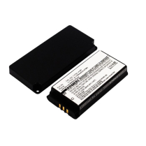 GL-NINDSIXC   Pile de remplacement pour console de jeux portable Nintendo DSI; TWL-003; avec couvercle
