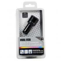 DC2USB2ABK ADAPTATEUR 12VCC 2XUSB 1A/2A NOIR DELTON