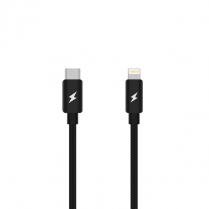 CLEC-520   C&acirc;ble de donn&eacute;es et de charge USB-C/Lightning 1m