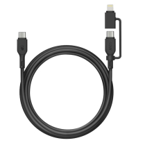 GPCXBPB-2GSB1  USB-C to USB-C / Lightning cable for charging and data transfer GP 1.5m