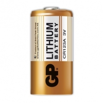 GPCR123A-2   Pile au lithium pour appareil photo CR123A 3V GP (Vrac, 40 unit&eacute;s par bo&icirc;te)
