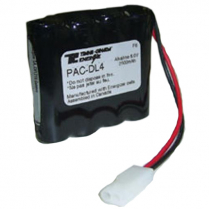 PAC-DL4 Pile de remplacement pour verrou de porte, alcaline 6V 25000mAh
