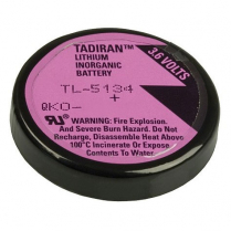 TL-5134  Pile de sauvegarde m&eacute;moire lithium 3.6V 3-Pin Tadiran