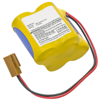 PLC-BR-2/3AGCT4A  PLC Replacement Battery Panasonic BR-2/3AGCT4A 6V Brown Connector