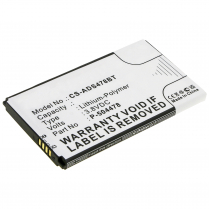 PAC-ADP504478  Pile pour syst&egrave;me de s&eacute;curit&eacute; ADT P-504478; Command Secondary Color Touch Keypad