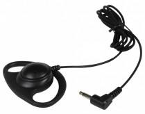 EP1L-FLEX   Flexible Radio Earphone Straight Cord and 90&deg; 3.5mm Plug