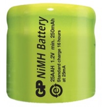 GP25AAH   Cellule Ni-MH 1/3AA 250mAh GP