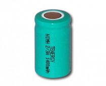 HR-1600AHR Cellule Ni-MH 2/3A 1600mAh haut rendement