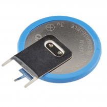 ML2430-VS1&nbsp; Rechargeable Lithium Cell 3V with 3 PC Pins