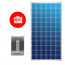 CH-210W-MPPT Ensemble solaire pour chalet 12V/24V 210W MPPT