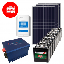 CH-ECO-2KWHJ-48   Complete "Economical" 48V Cottage Kit for 2000Wh/d Energy Usage