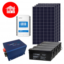 CH-ST-2KWHJ-48   Kit complet "Sans tracas" 48V pour chalet 2000Wh/j de consommation