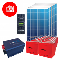 CH-PAT-3KWHJ-24   Complete "Ready for Anything" 24V Cottage Kit for 3000Wh/d Energy Usage