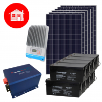 CH-ST-4KWHJ-48   Complete "No Hassle" 48V Cottage Kit for 4000Wh/d Energy Usage
