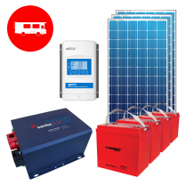 RV-PAT-1KWHJ-2   Complete "Ready for Anything" 12V Cottage Kit for 1000Wh/d Energy Usage 3 x 63" x 33"