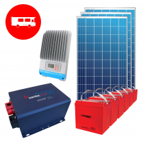 RV-PAT-1.5KWHJ-1   Complete "Ready for Anything" 12V Cottage Kit for 1500Wh/d Energy Usage 3 x 65" x 40"
