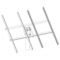 UNI-TP/06   Top Pole PV Mount 2 x 70"