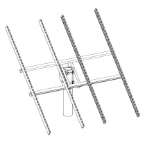 UNI-TP/08   Top Pole PV Mount 2 x 90"