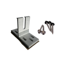SS01-M100-00  Sunstack Integrity - Fixations SSM  + vis pour platelage (finition brute) (20 fixations + 100 vis / bo&icirc;te)