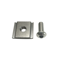 SS01-SP2-M8-01  Kit de plaque coulissante Sunstack Integrity : Plaque M8 + boulon de 20 mm