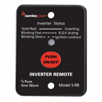 S-R8   (Discontinu&eacute;) T&eacute;l&eacute;commande pour Samlex SA/SK 1000-2000-3000W avec c&acirc;ble 10'