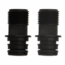 20381-000   Raccord Flojet Quad Port &agrave; droit 1/2" filet&eacute; (paire)