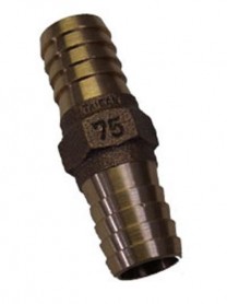 PC-75   Raccord 3/4" &agrave; 3/4" cannel&eacute; bronze