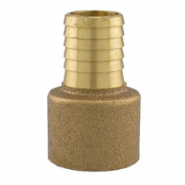 PFA-75   Raccord 3/4" NPTF &agrave; cannel&eacute; court bronze