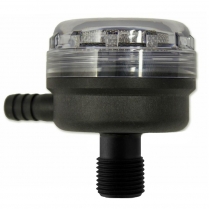 01740023S   Flojet Filtre d'entr&eacute;e de pompe &agrave; eau pour tuyau 3/8" cannel&eacute; &agrave; 90&deg; NPTM