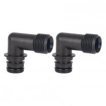 20381-008    Raccord FloJet Quad Port &agrave; 90&deg; 1/2" filet&eacute;