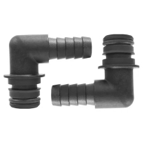 1877K-2222E   1/2" Elbow Hose Barb Pump Fittings for 2-5 GPM Jabsco Pumps