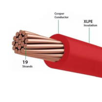 10AWG-PVNE-RD50   Untinned PV Cable RPVU90 10 AWG Red (roll of 50m / 164')