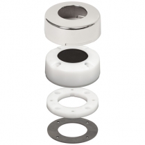 BS1003100   CableClam with Stainless Steel Dress Cap 1.40"