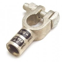 QC4010-2001N   Quick Straight Clamp Connector 1/0 AWG Negative Crimp (Single)