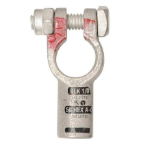 QC4010-005P   Quick Straight Clamp Connector 1/0 AWG Positive Crimp (Pack of 5)