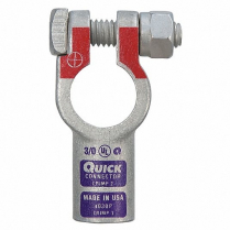 QC4030-005P   Quick Straight Clamp Connector 3/0 AWG Positive Crimp (Pack of 5)
