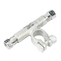 QC5310-005U  Straight Universal Clamp Compression Connector 1/0 AWG (Pack of 5)